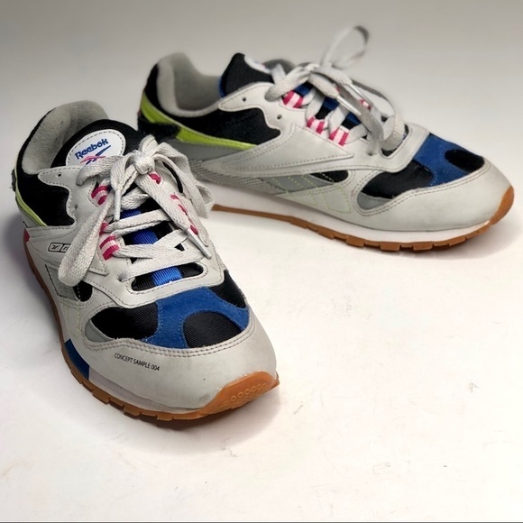 Reebok concept sample 004 sneakers retro 90s neon running men’s 6/women’s 7.5 - Picture 1 of 13